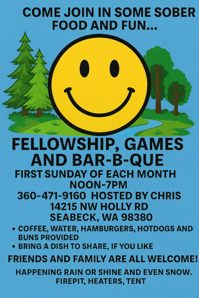 Fellowship, Games, and BBQ flyer